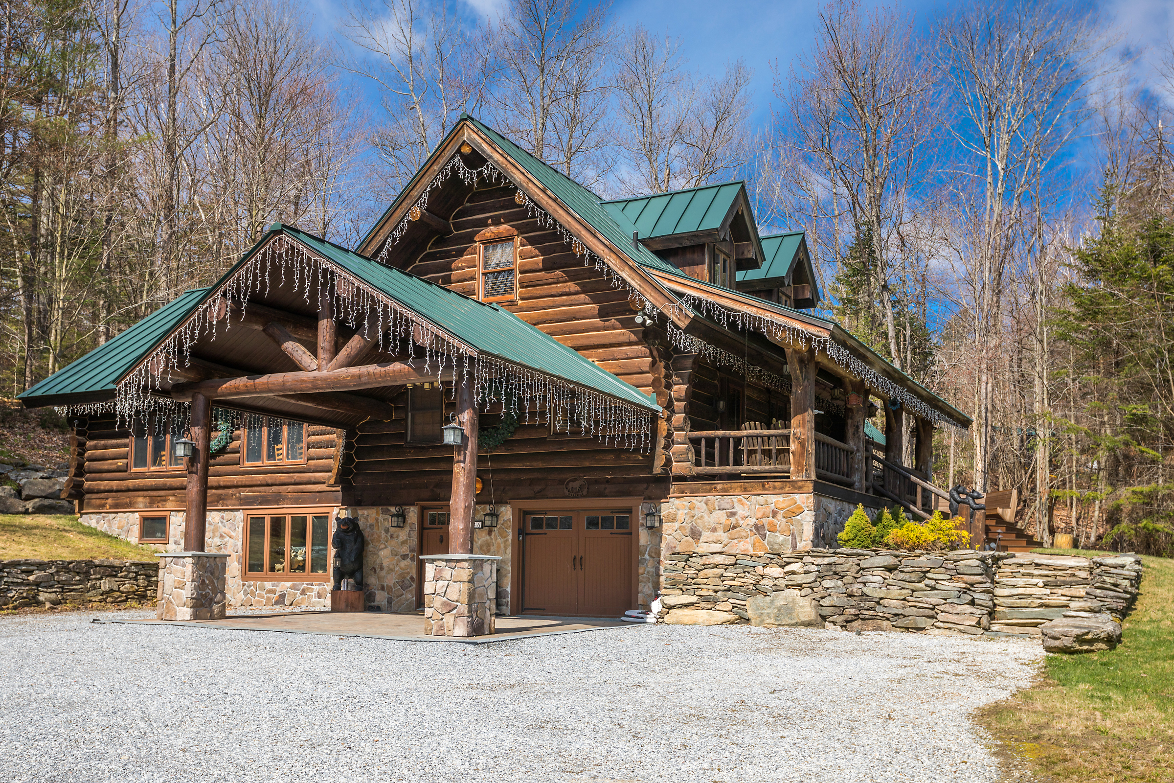 Vermont Log Home Luxury